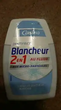 CASINO - Dentifrice blancheur 2 en 1