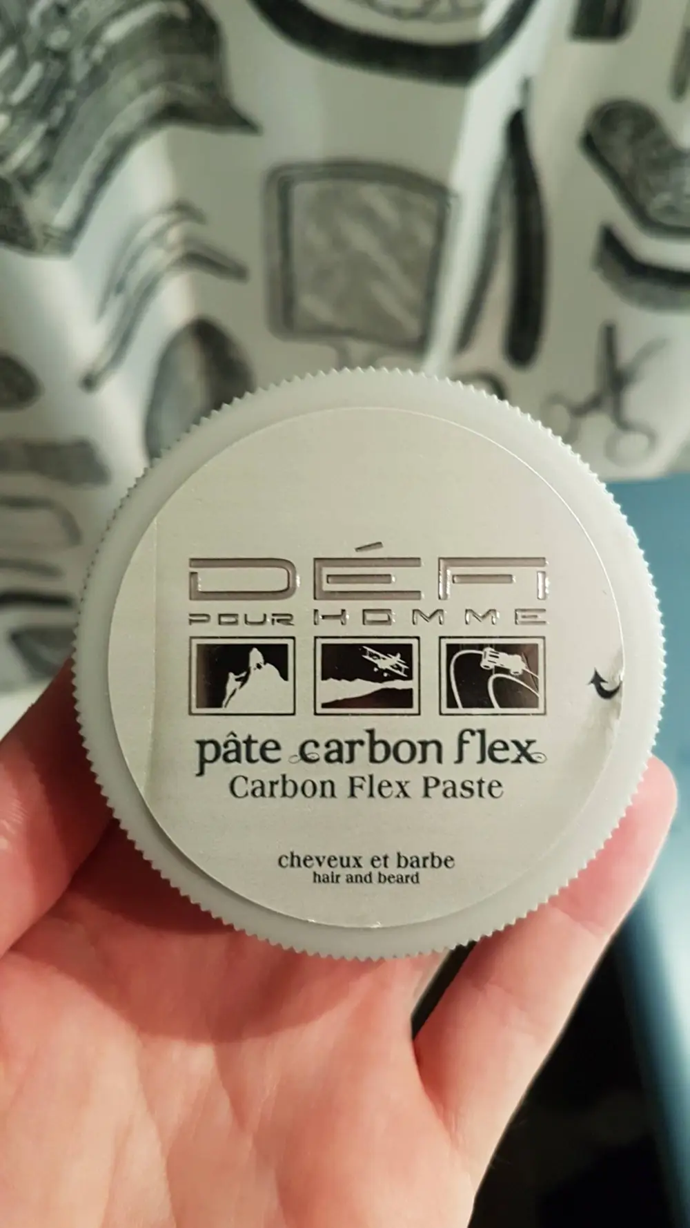 DÉFI POUR HOMME - Pâte carbon flex - Cheveux et barbe