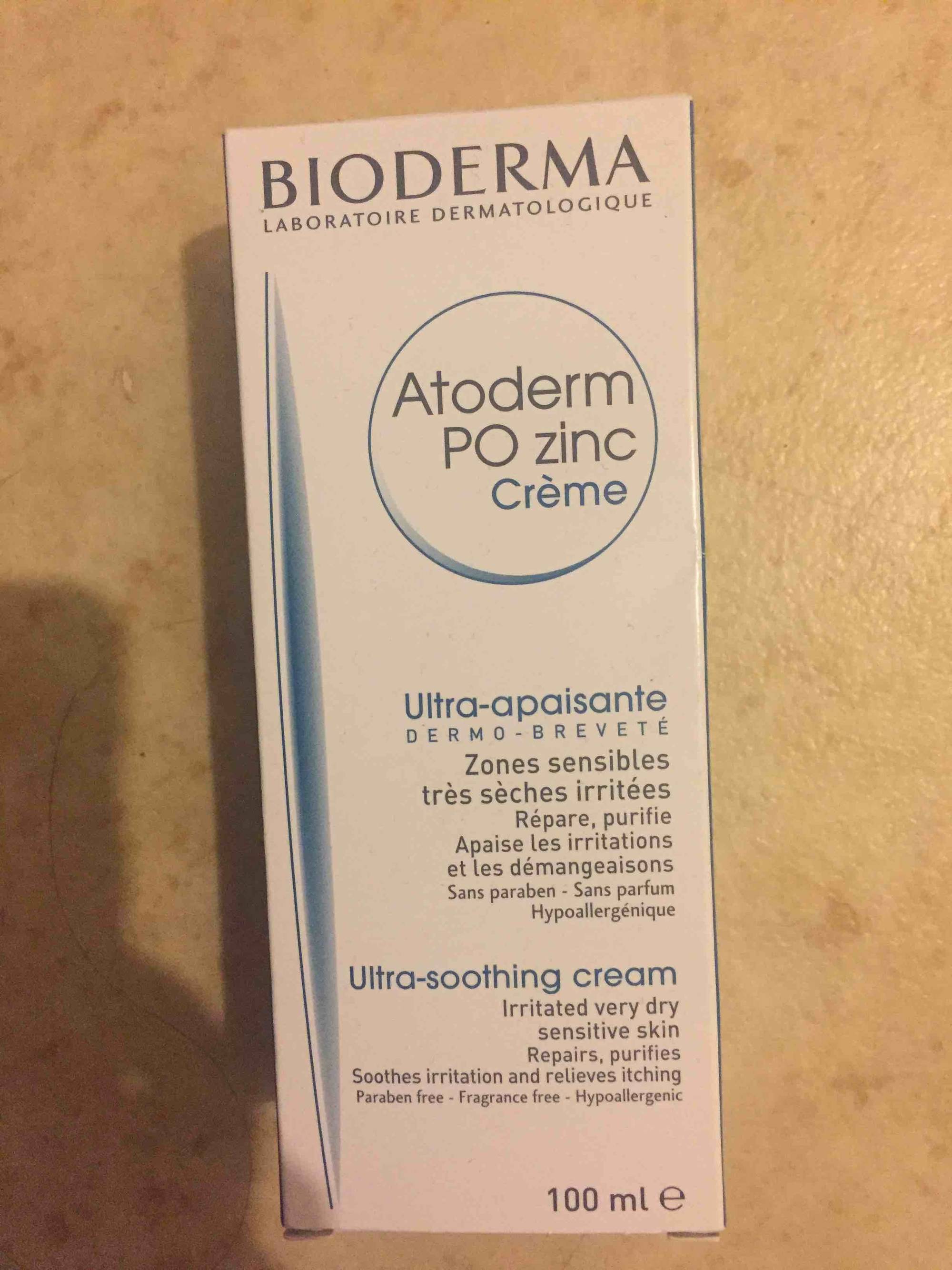 BIODERMA - Atoderm PO zinc - Crème