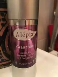 ALEPIA - Granatum - Crème à la grenade fraîche et à l'argan bio