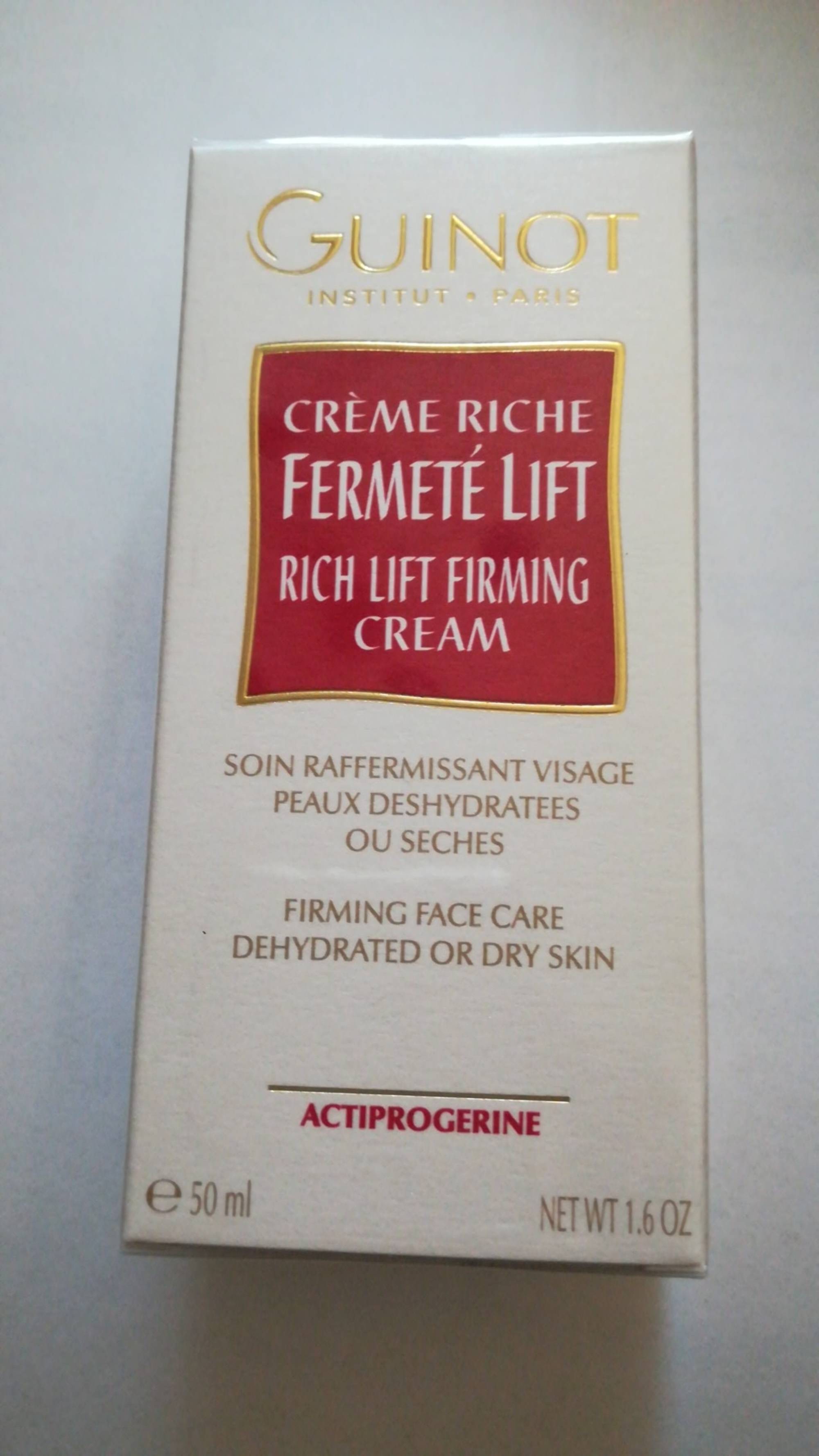 GUINOT - Fermeté lift - Crème riche