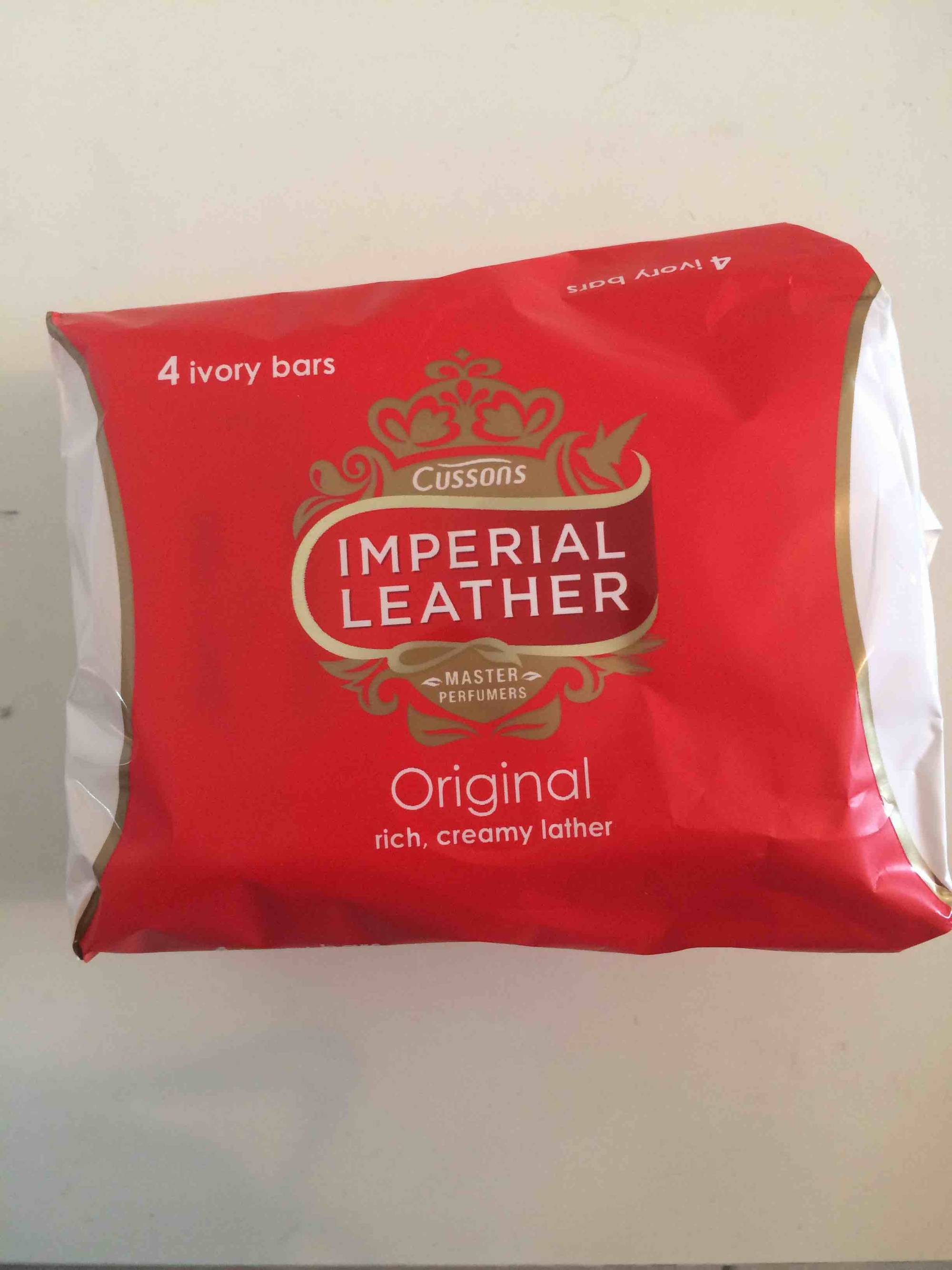IMPERIAL LEATHER - Original bar soap ivory