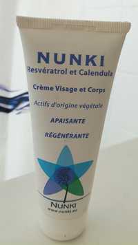 NUNKI - Crème apaisante régénérante visage et corps