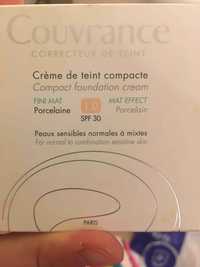 AVÈNE - Couvrance - Crème de teint compacte 1.0 porcelaine