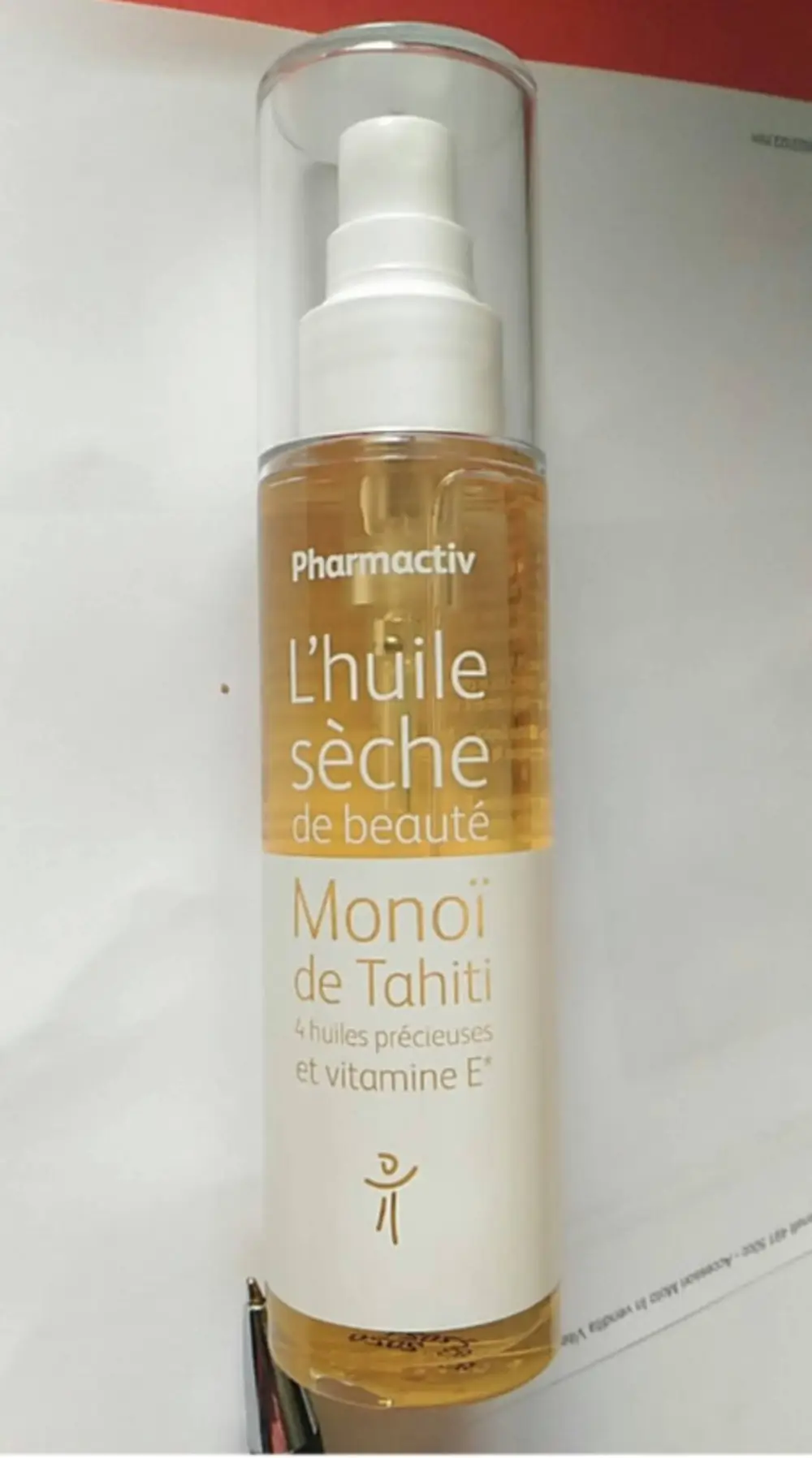 PHARMACTIV - L'huile sèche de beauté - 4 Huiles précieuses au monoï de Tahiti et vitamine E