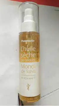 PHARMACTIV - L'huile sèche de beauté - 4 Huiles précieuses au monoï de Tahiti et vitamine E