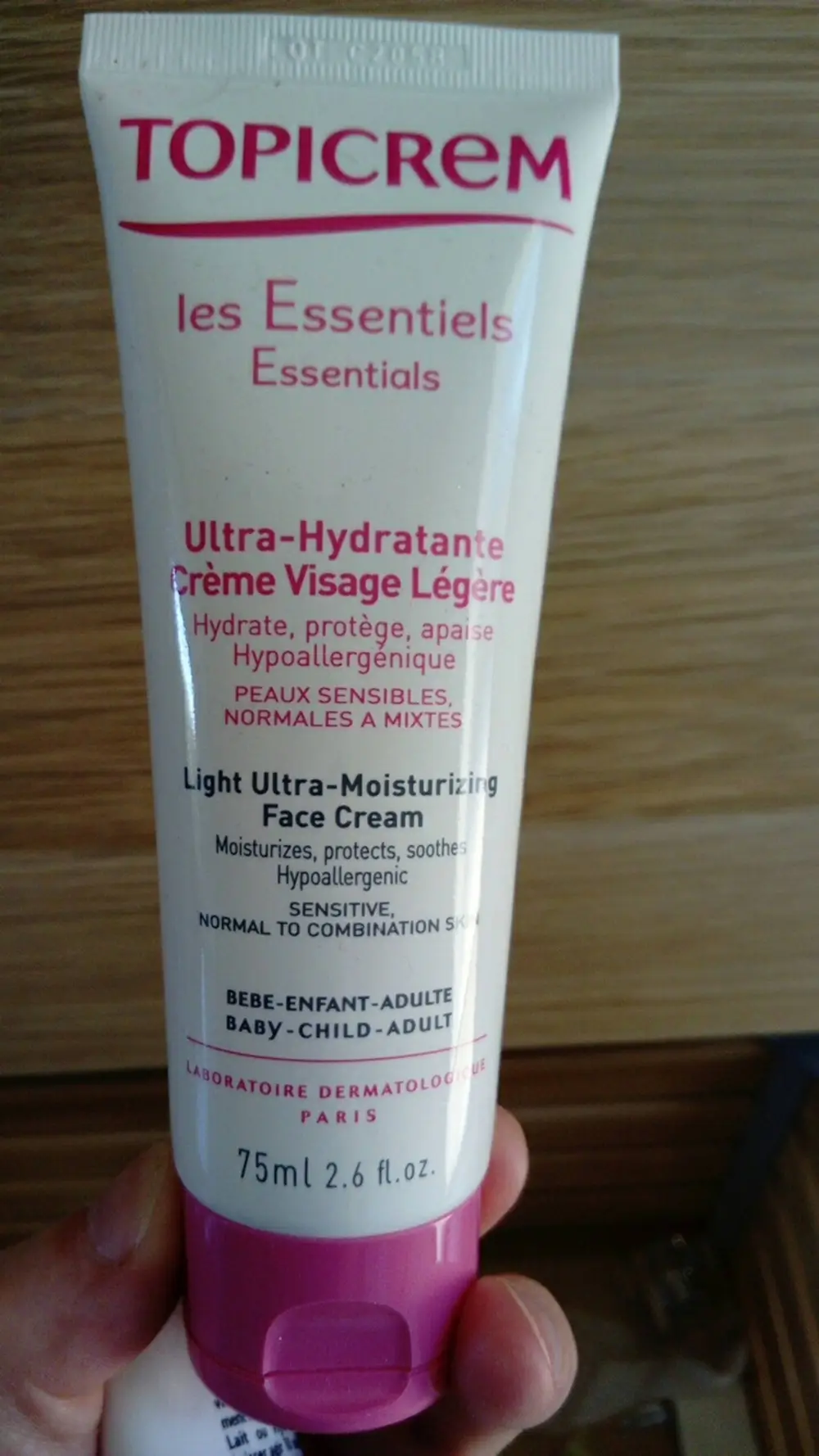 TOPICREM - Les Essentiels - Crème visage légère ultra-hydratante