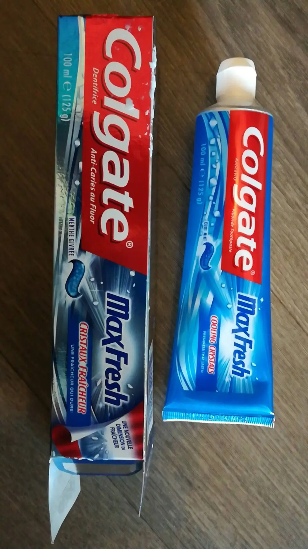 COLGATE - Maxfresh - Dentifrice anti-caries cristaux fraîcheur