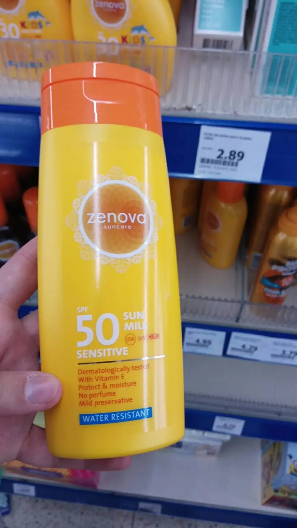 ZENOVA -  Sensitive - Sun milk SPF 50 