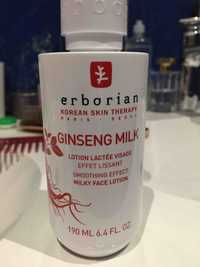ERBORIAN - Ginseng milk - Lotion lactée visage