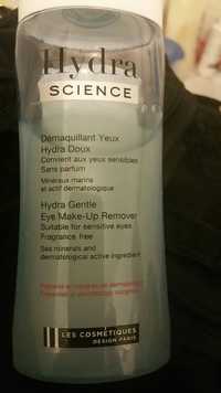 LES COSMÉTIQUES DESIGN PARIS - Hydra Science - Démaquillant yeux hydra doux