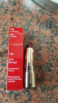 CLARINS - Joli rouge - Lipstick 738 royal plum 