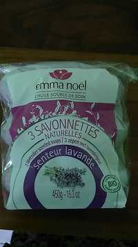 EMMA NOËL - 3 savonnettes naturelles