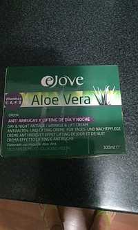 EJOVE - Aloe vera - Crème anti-rides et effet lifting de jour et de nuit
