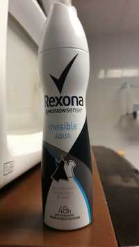 REXONA - Motionsense - Déodorant invisible aqua 48h