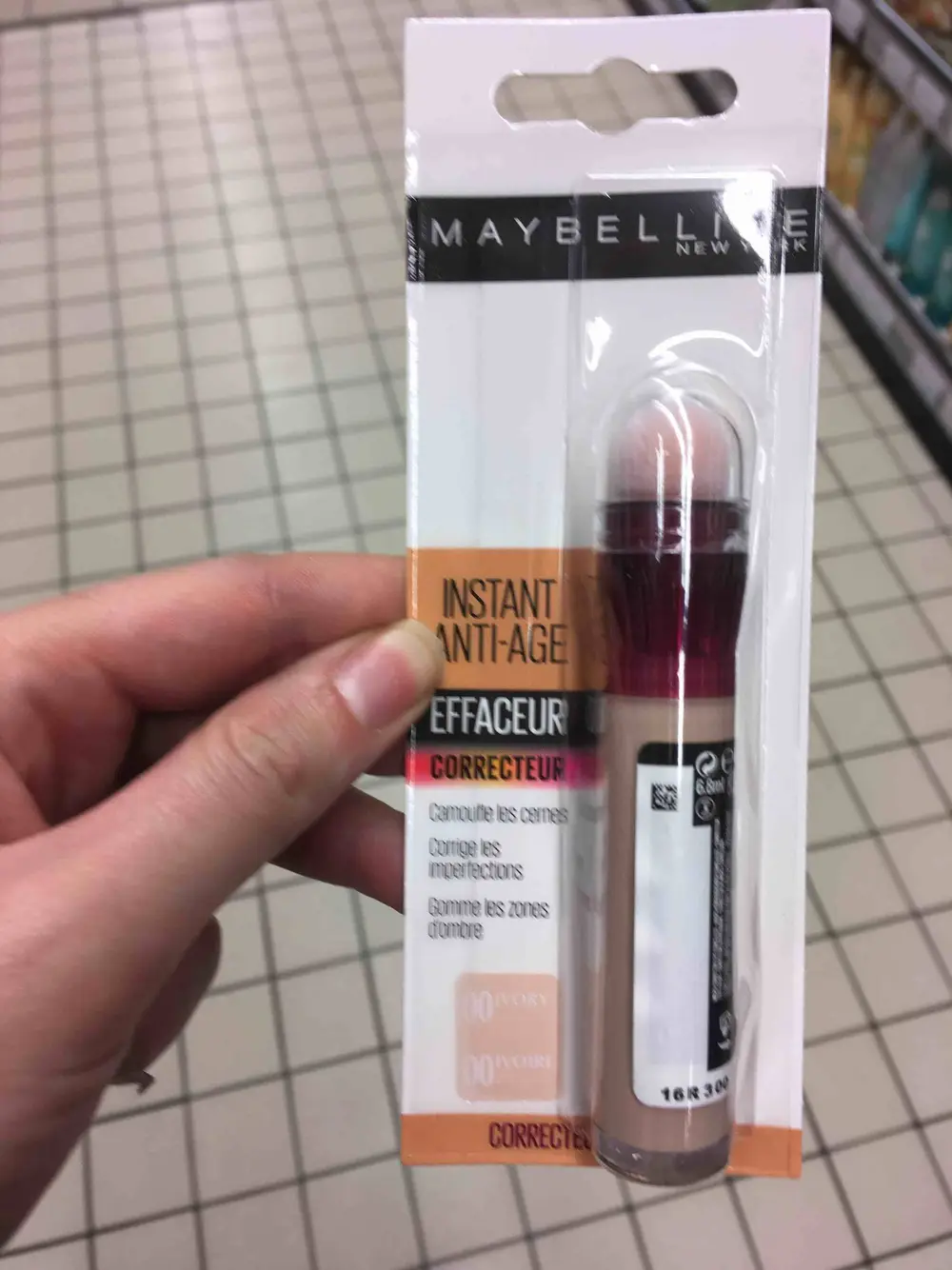 MAYBELLINE - Correcteur - Instant anti-âge effaceur 00 ivoire