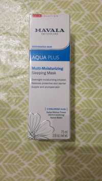 MAVALA - Aqua plus - Multi-moisturizing - Sleeping mask