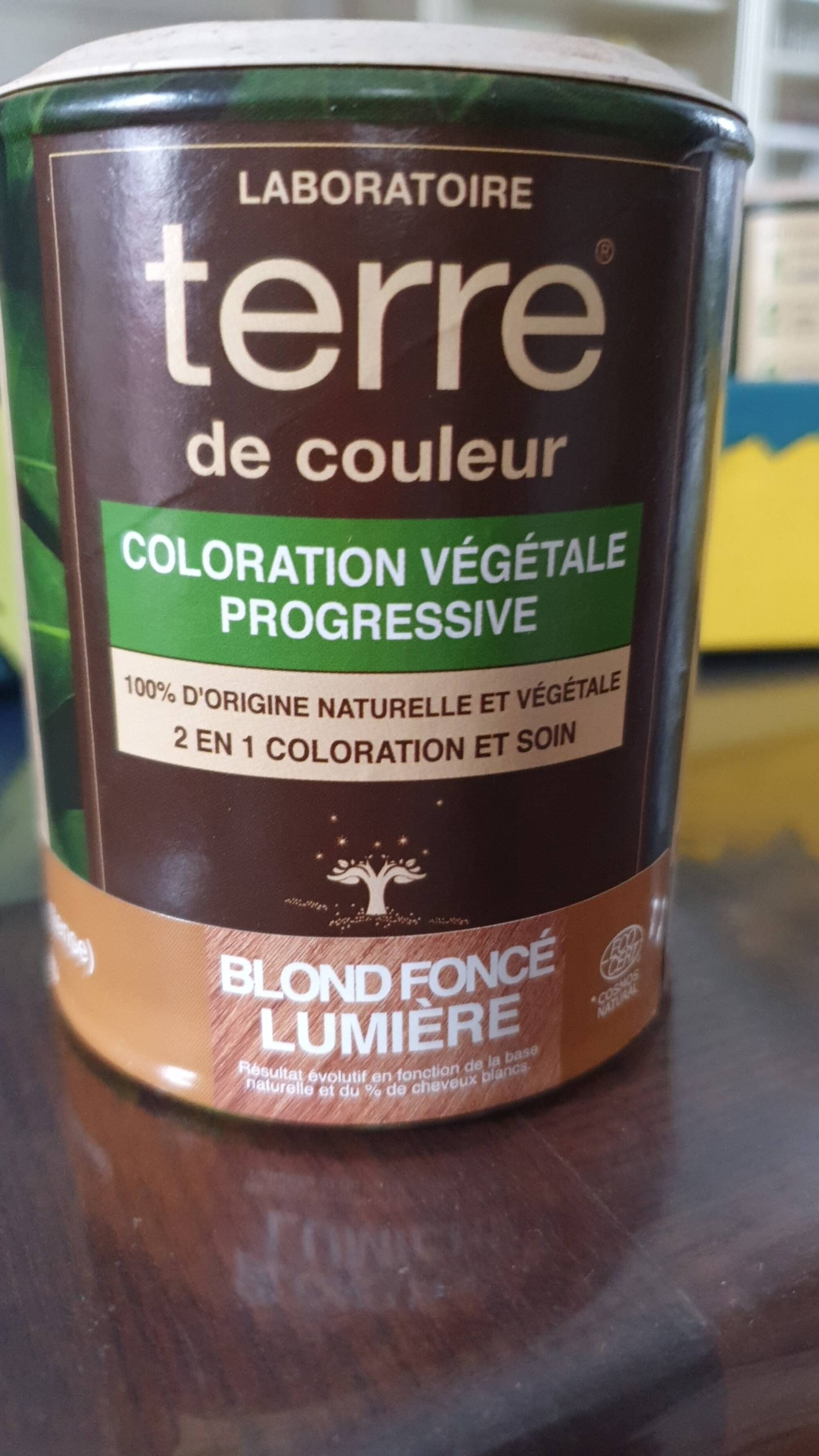 TERRE DE COULEUR - Coloration végétale progressive Blond foncé lumière