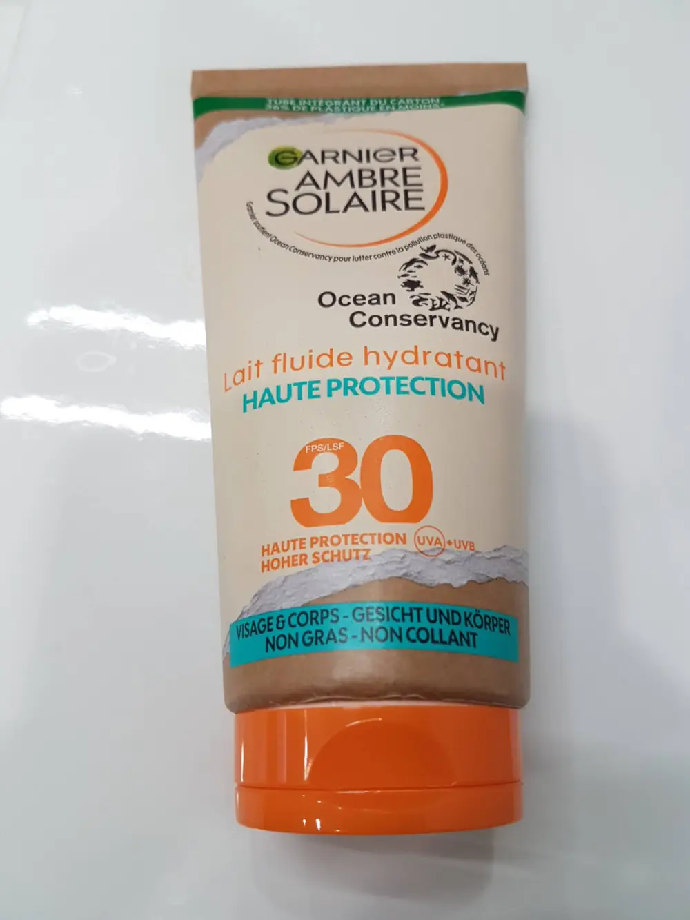 GARNIER - Ambre solaire Ocean conservancy - Lait fluide hydratant SPF 30