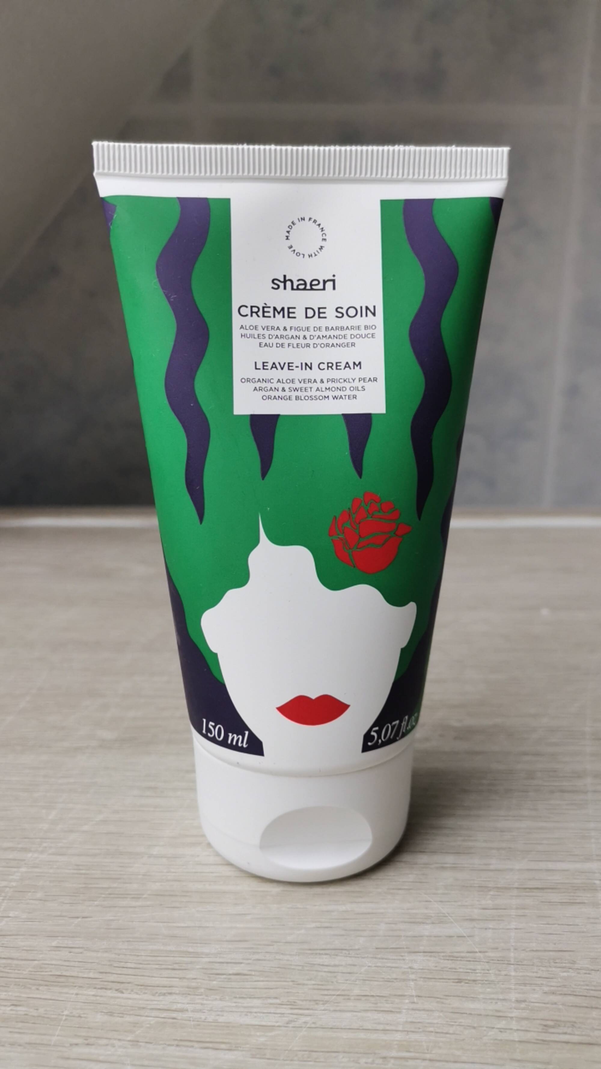 SHAERI - Crème de soin cheveux