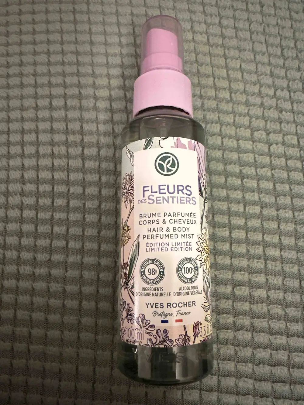 YVES ROCHER - Fleurs des Sentiers - Brume parfumée corps & cheveux