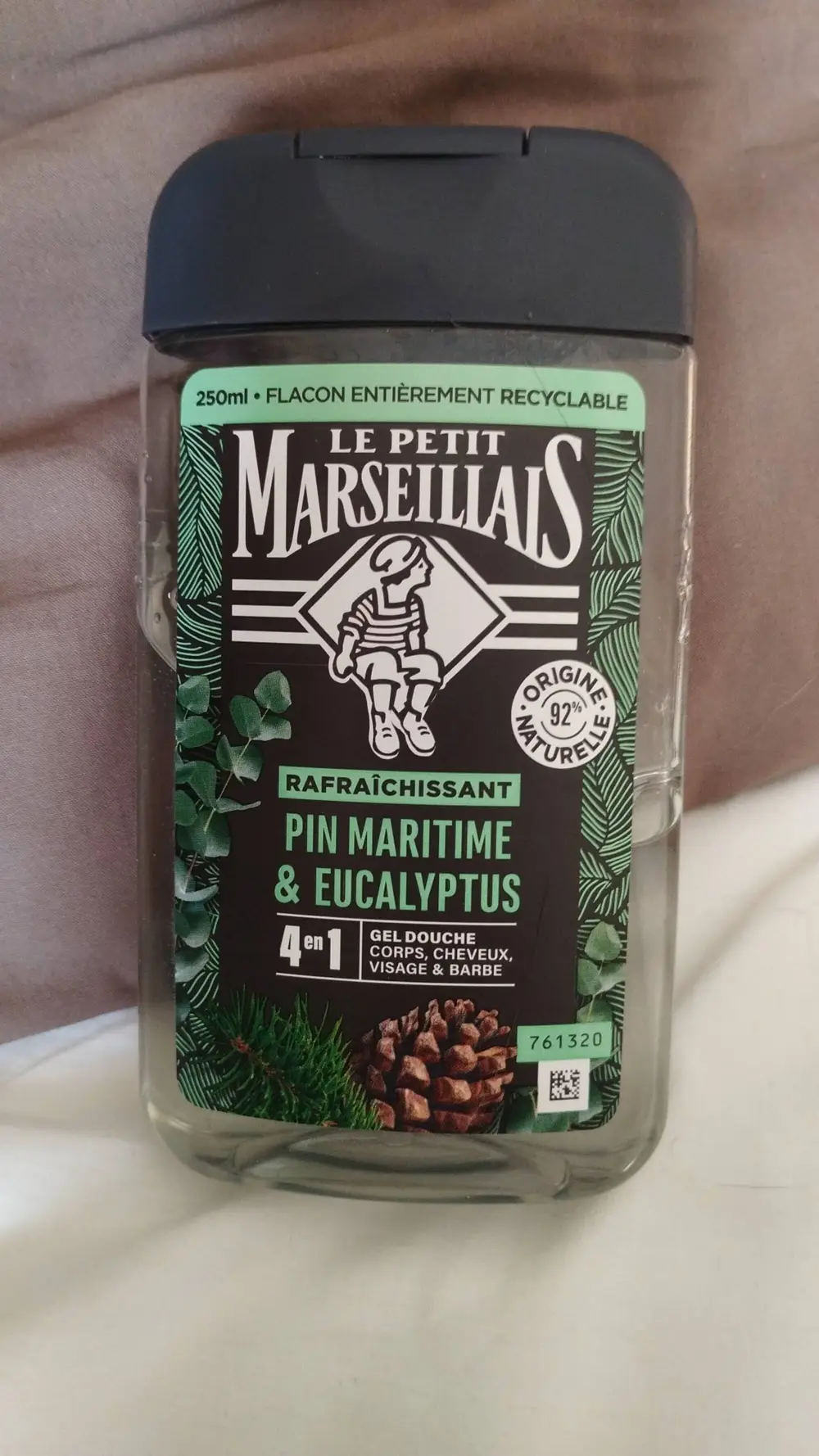 LE PETIT MARSEILLAIS - Pin maritime et eucalyptus - Gel douche rafraîchissant 4 en 1