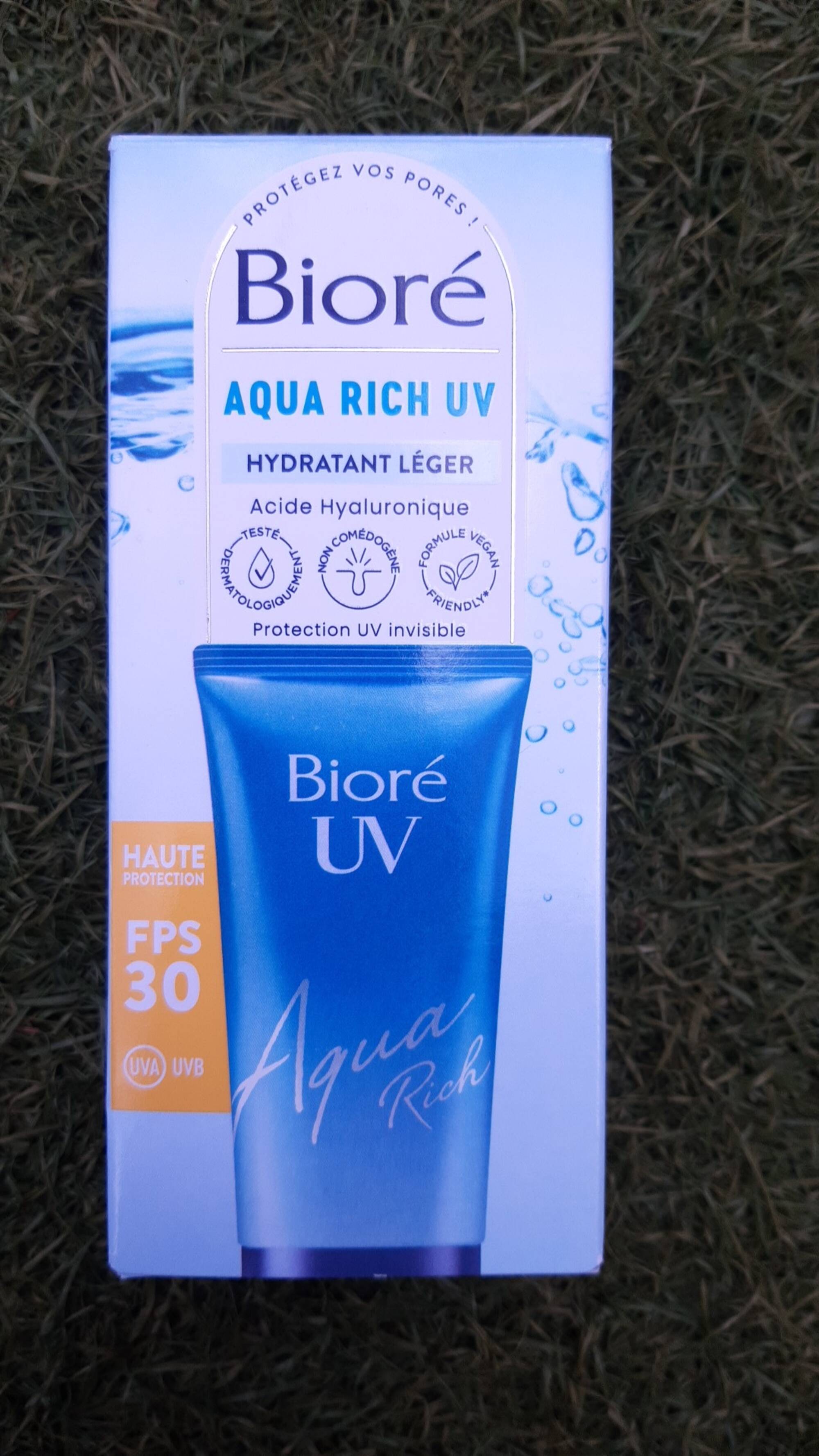 BIORÉ - Aqua rich UV - Hydratant léger FPS 30