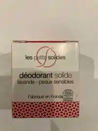 LES PETITS SOLIDES - Déodorant solide lavande peaux sensibles