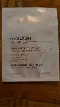 AVÈNE - hyaluron activ b3:créme multi-intensive nuit