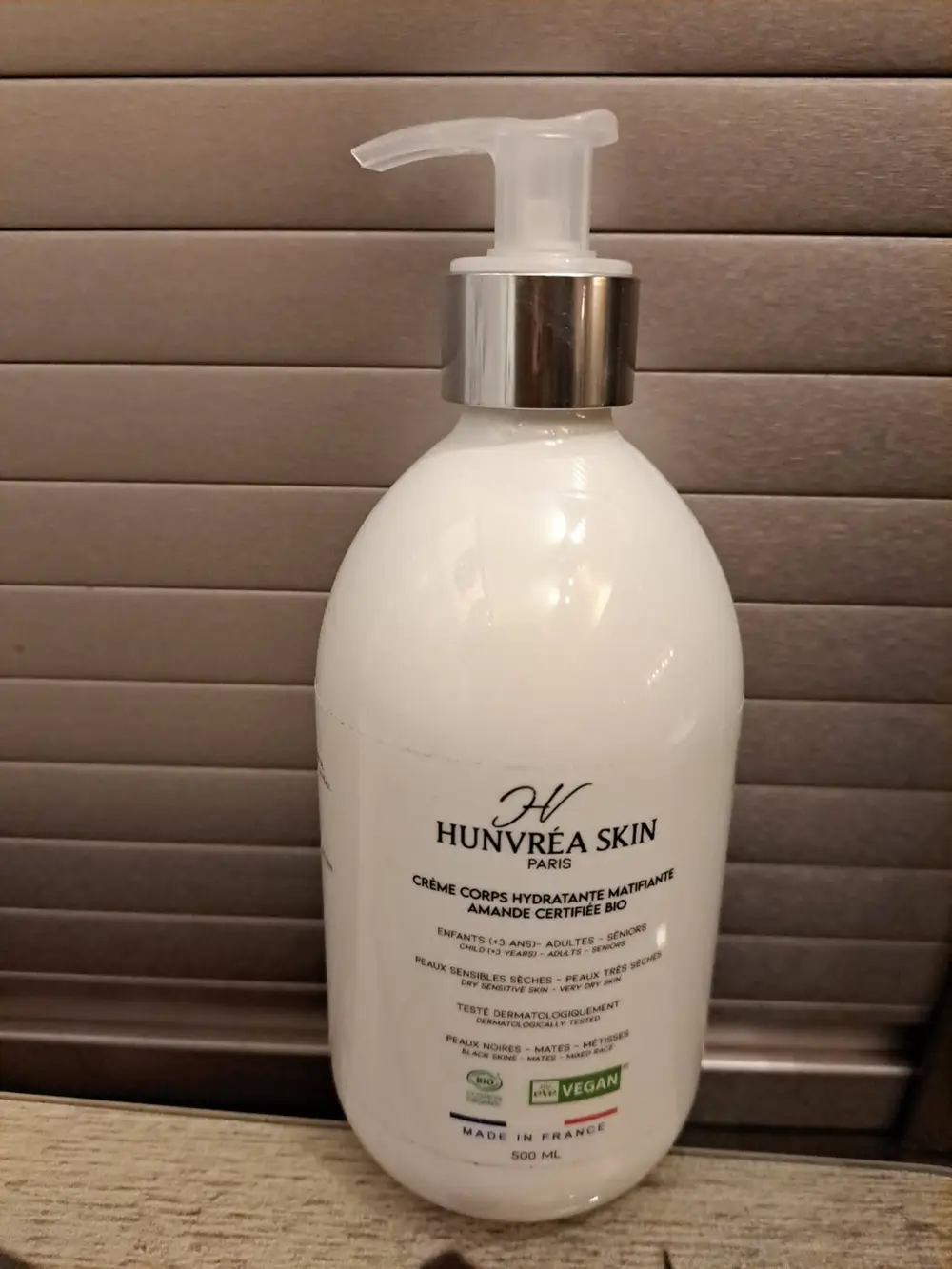 HUNVRÉA SKIN PARIS - Crème corps hydratante matifiante 