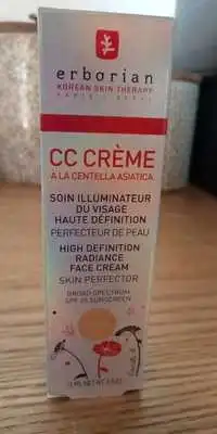 ERBORIAN - Soin illuminateur du visage - Cc crème