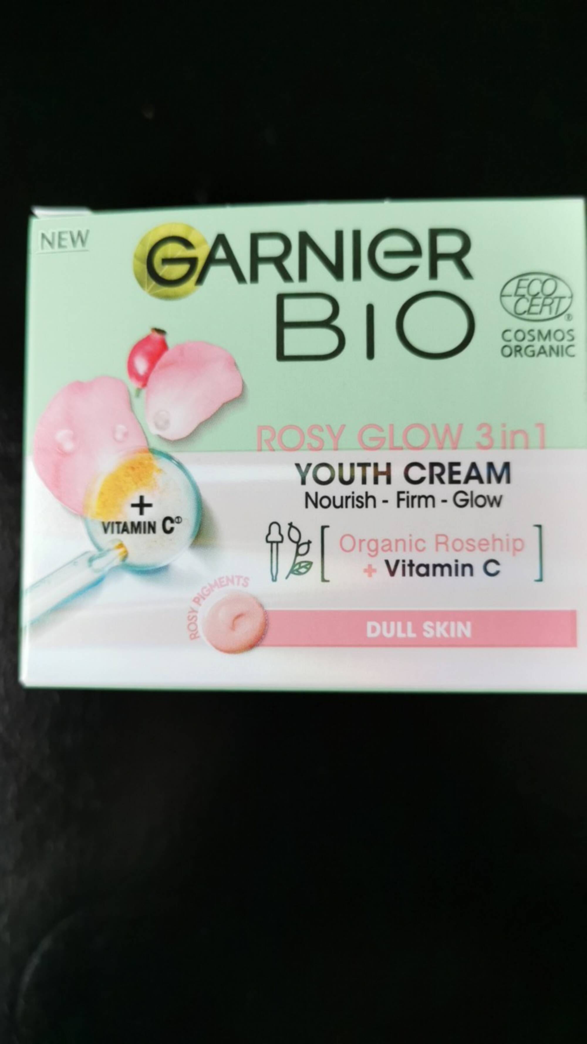 GARNIER - Rosy glow 3 in 1 - Youth cream bio