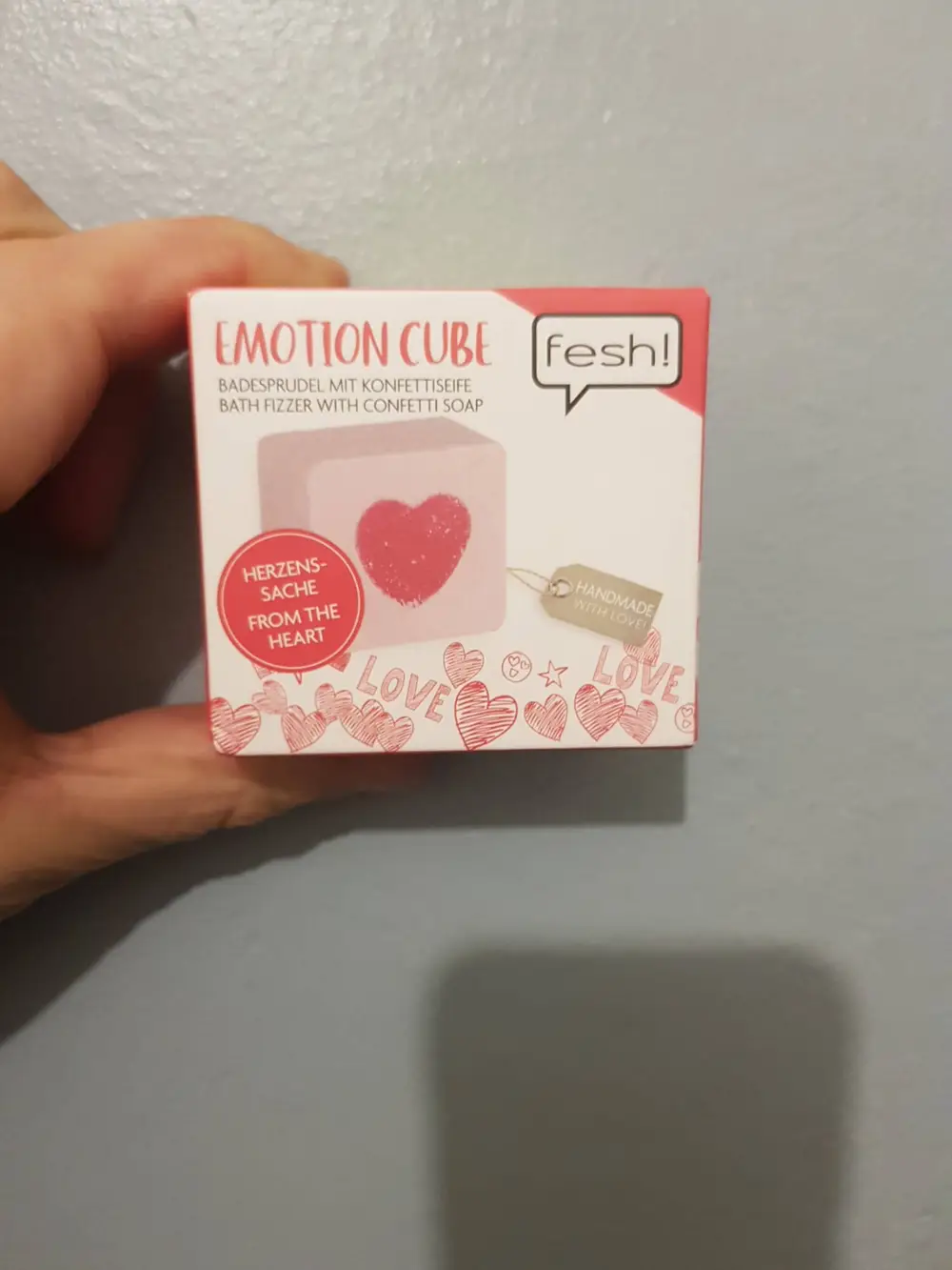 FESH ! - Emotion cube - Bath fizzer with confetti soap