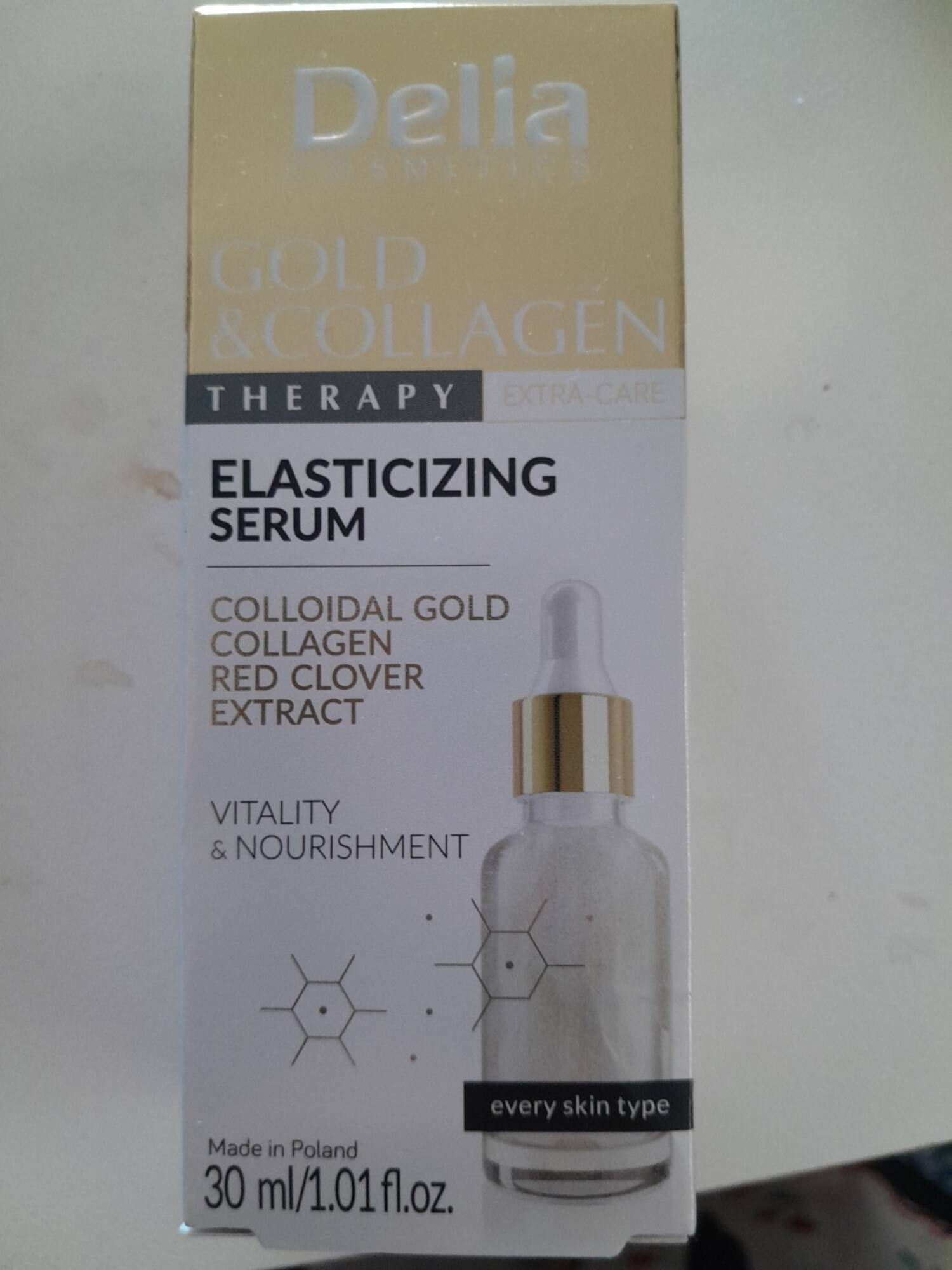 DELIA - Gold  & collagen - Elasticizing serum