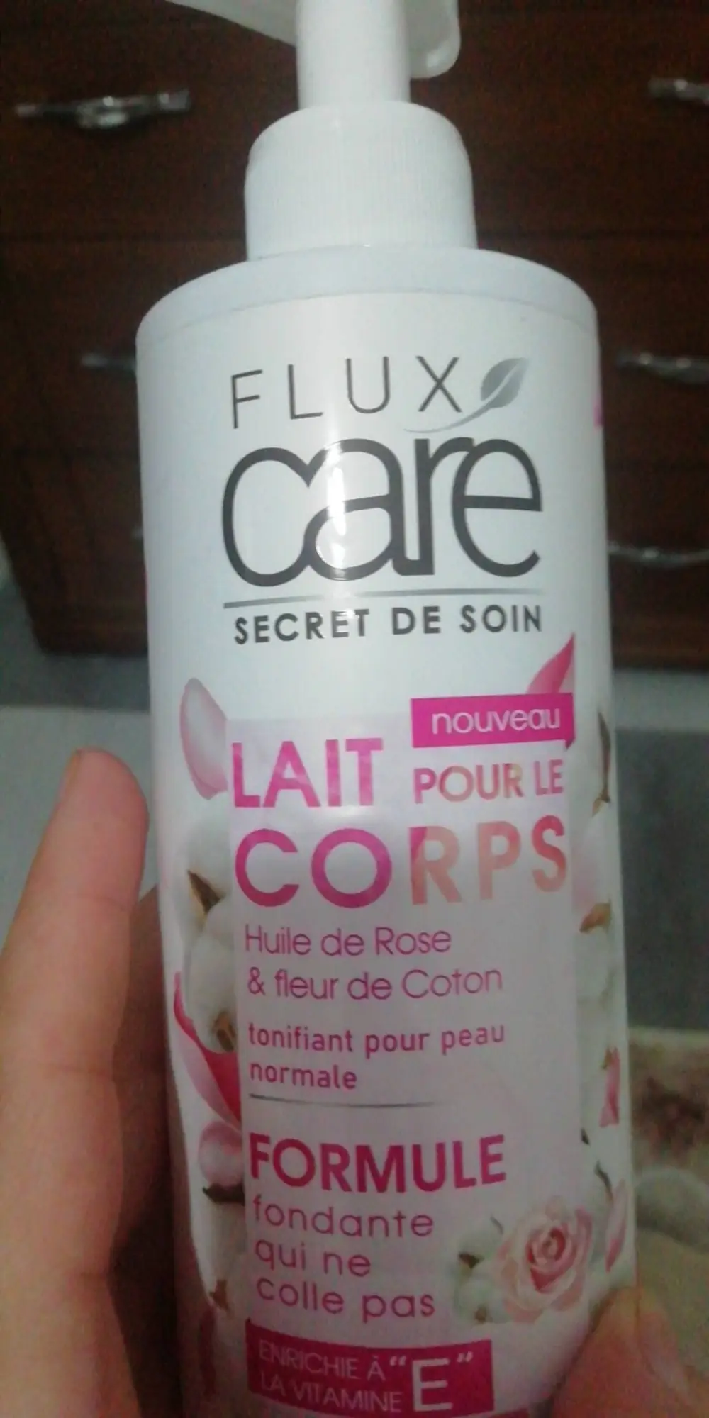 FLUX CARE - Lait pour le corps rose et fleur de coton