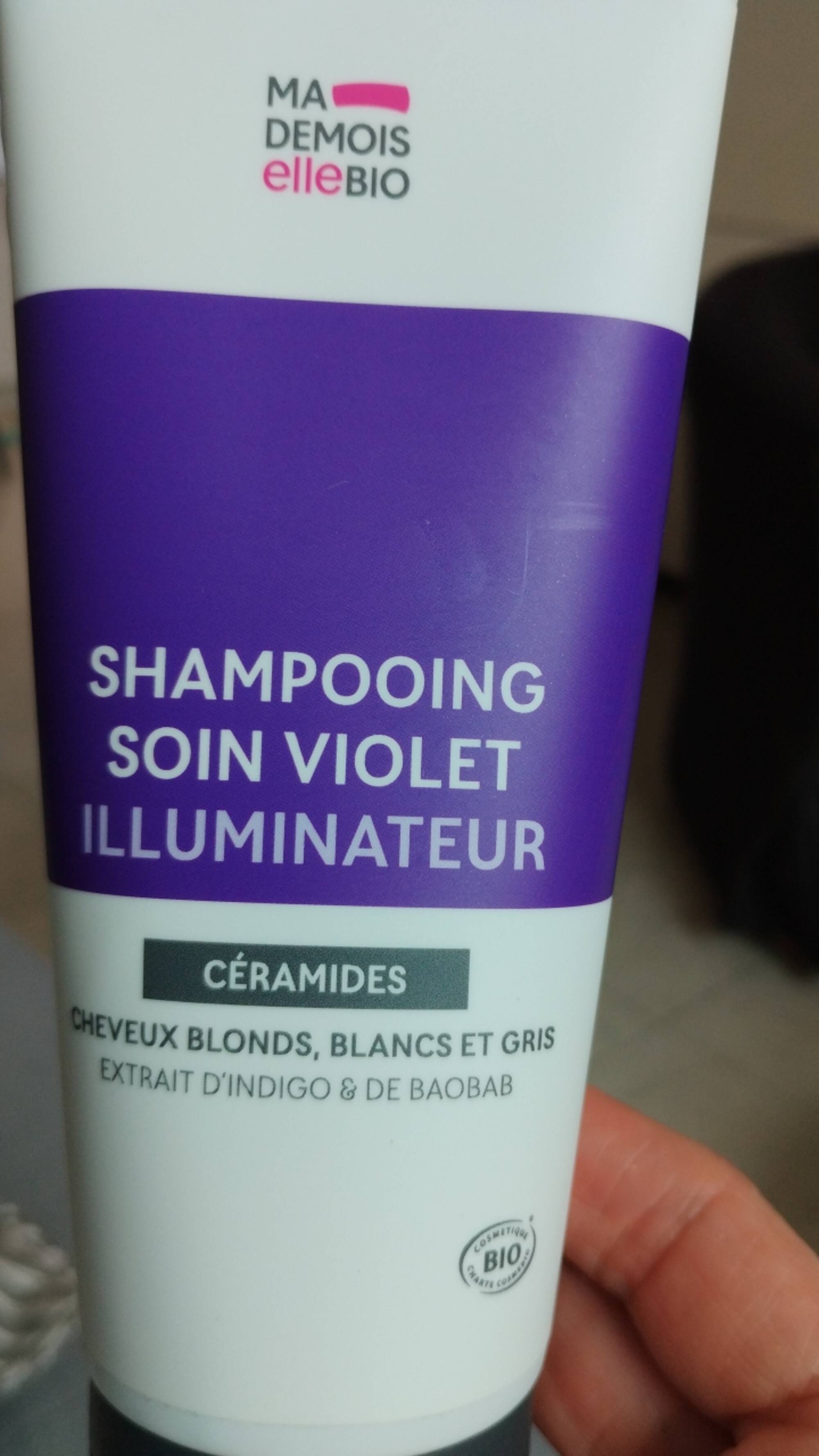 MADEMOISELLE BIO - Shampooing soin violet illuminateur 