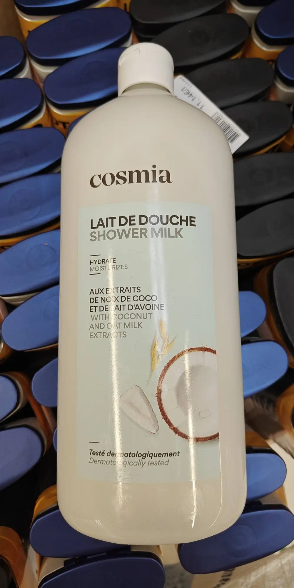 COSMIA - Lait de douche aux extraits de noix de coco et de lait d'avoine