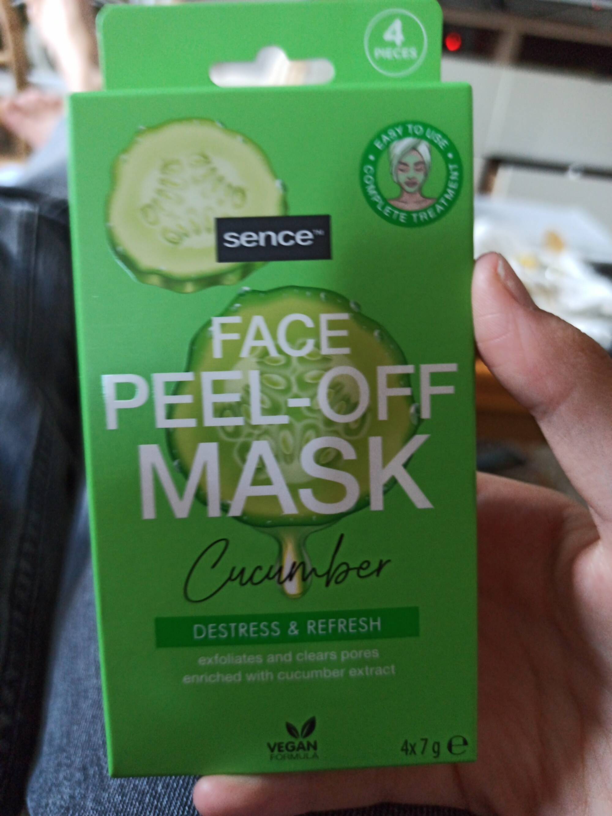 SENCE - Face peel-off mask cucumber