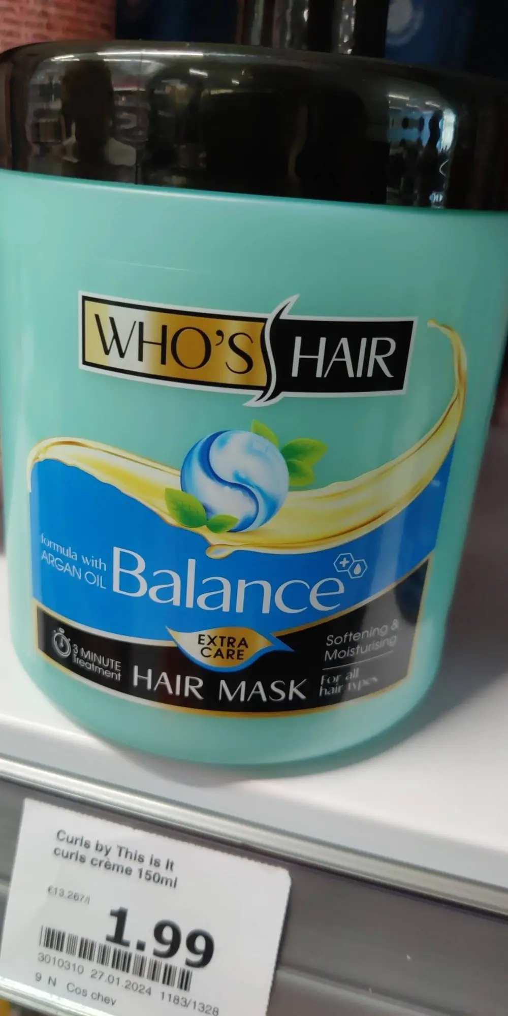 WHO'S HAIR ? - Balance - Hair mask extra care