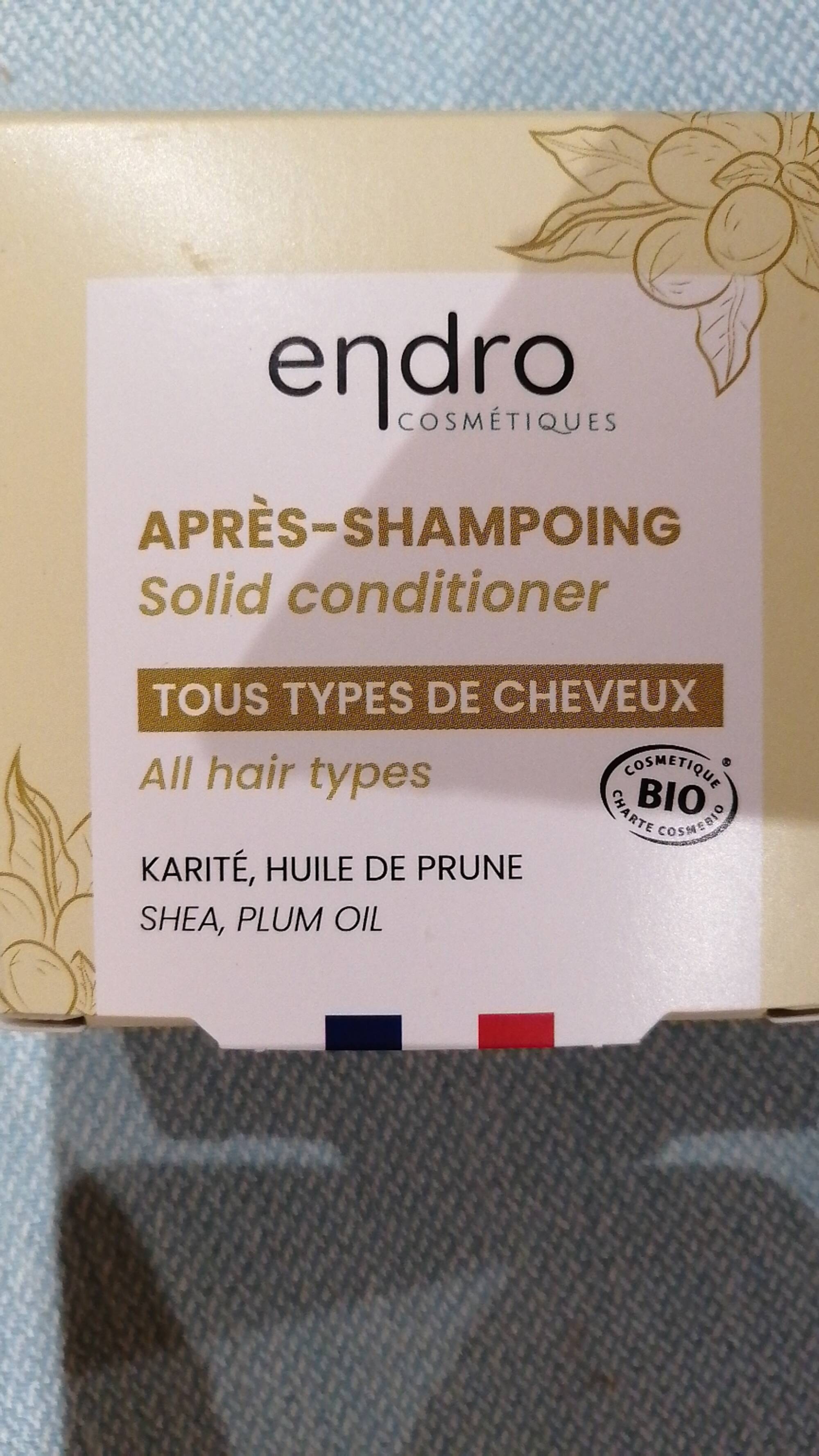 ENDRO - Après shampoing tous types de cheveux