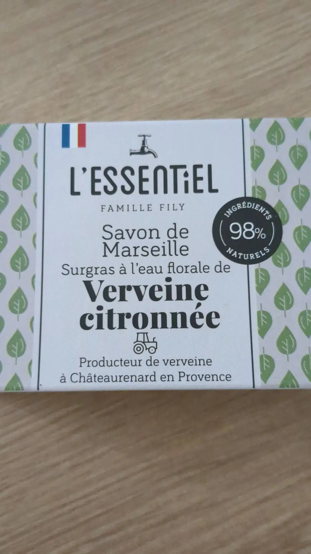 L ESSENTIEL - Savon de Marseille verveine citronnée 