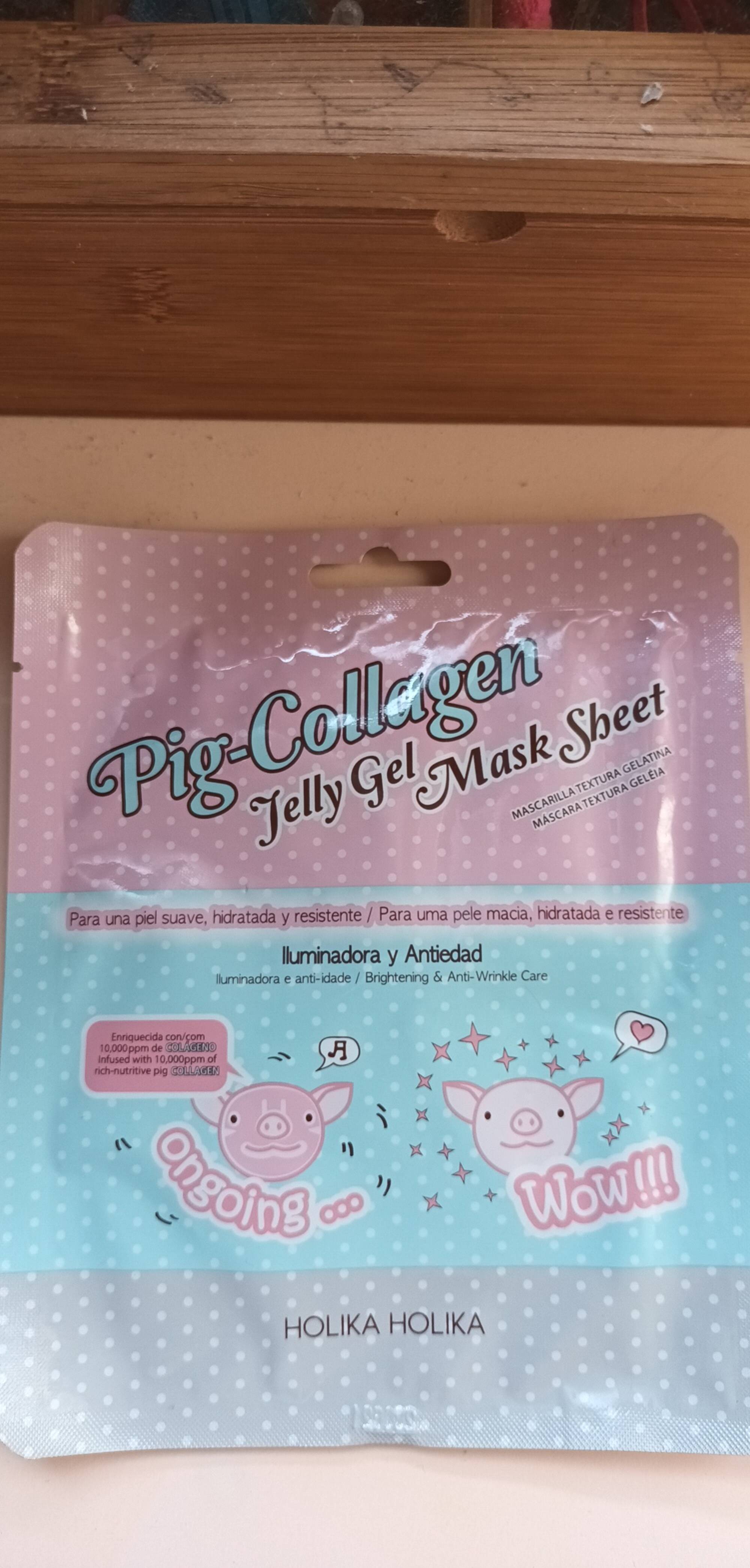 HOLIKA HOLIKA - Pig-collagen - Jelly gel mask sheet