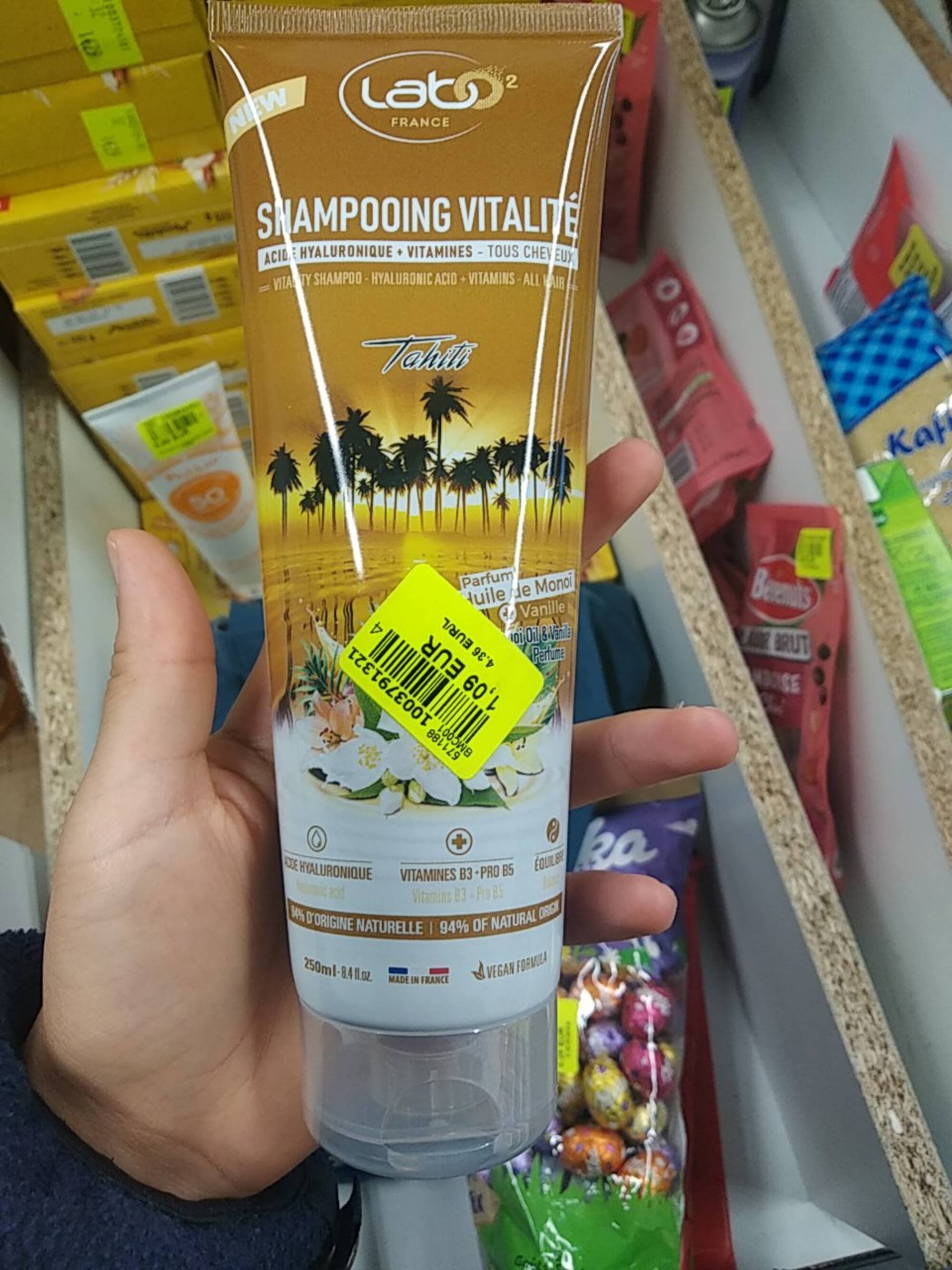 LABO 2 FRANCE - Shampooing vitalité huile de mono¨+ vanille