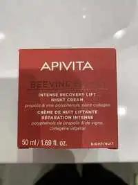 APIVITA - Beevine elixir - Crème de nuit liftante 