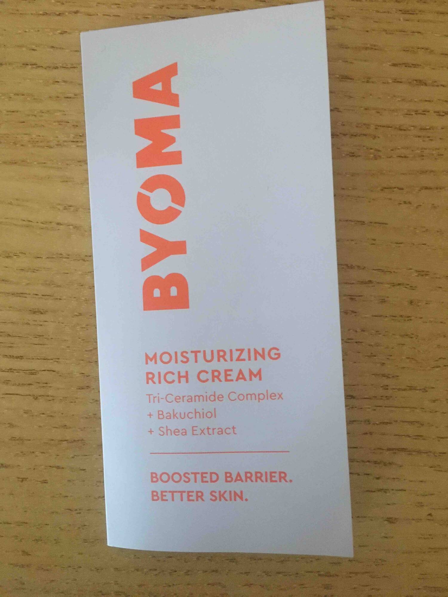 BYOMA - Moisturizing rich cream