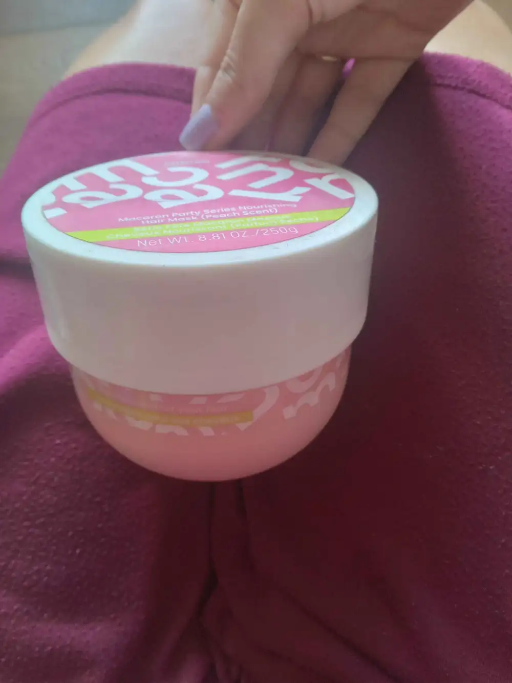 MINISO - Macaron party series nourishing - Hair mask