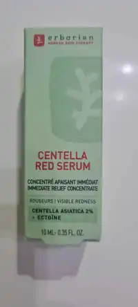 ERBORIAN - Centella red serum - Concentré apaisant immédiat