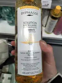 BYPHASSE - Vitamine C - Solution micellaire démaquillante 4 en 1