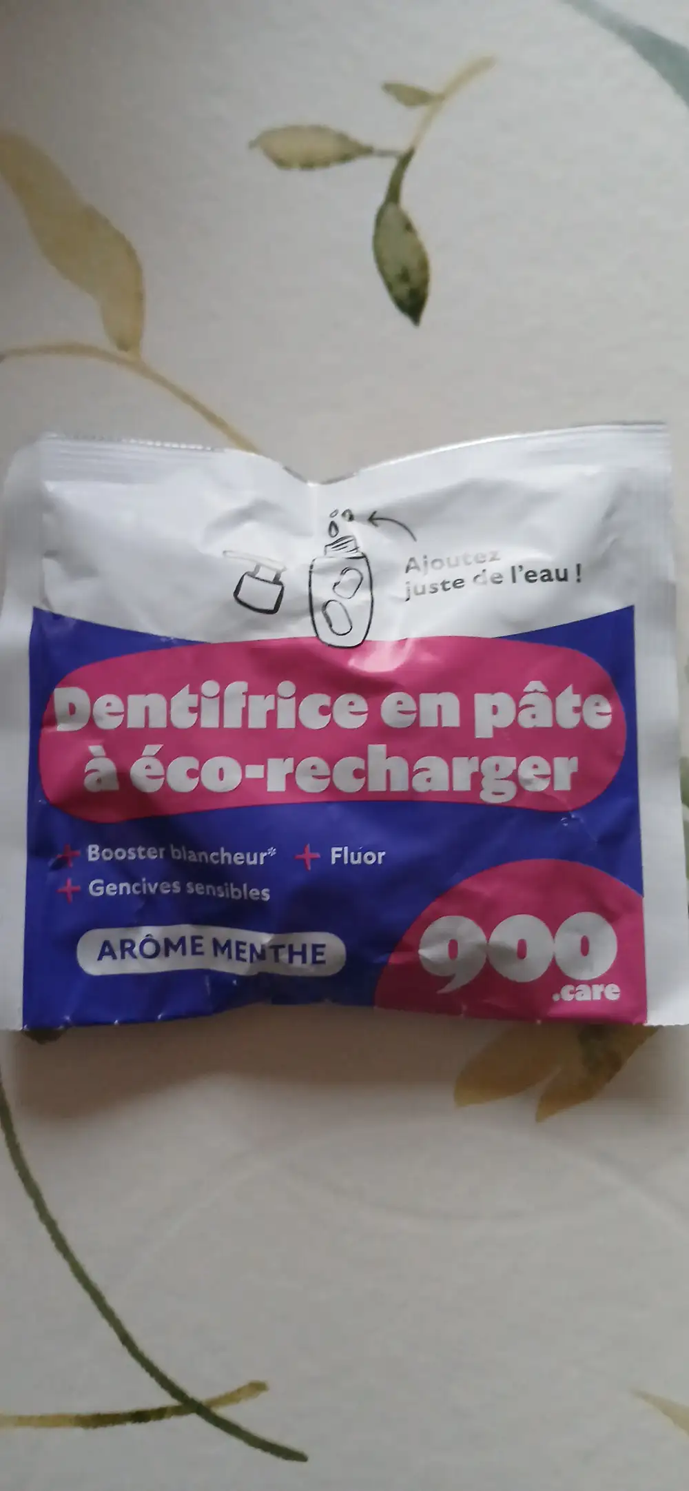 900.CARE - Dentifrice en pâte arôme menthe