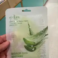 MIQURA K BEAUTY - Mirror skin soothing - Masque visage à l'aloe vera 